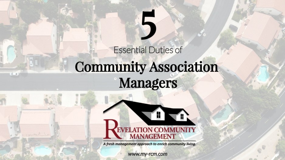 Essential Duties of Community Association Managers