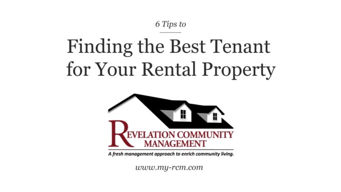 Finding the Best Tenant for Your Rental Property