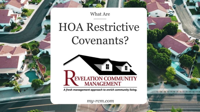 What are HOA Restrictive-Covenants