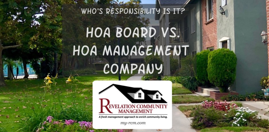 HOA Board vs HOA Management Company