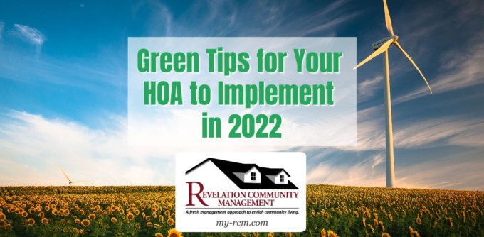 Green Tips for Your HOA to Implement in 2022