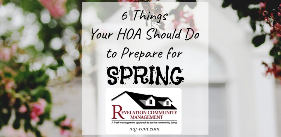 Things Your HOA Should Do to Prepare for Spring