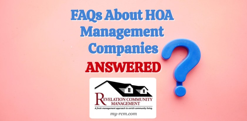 FAQs About HOA Management Companies