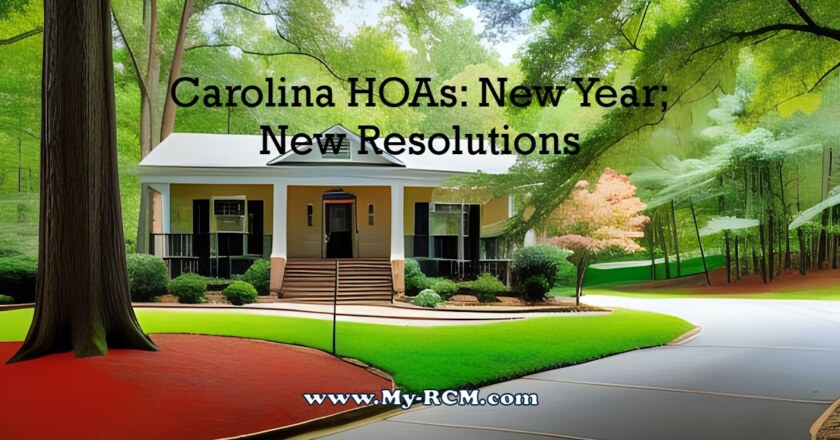Carolina HOAs-New Year-New Resolutions-New Harmony
