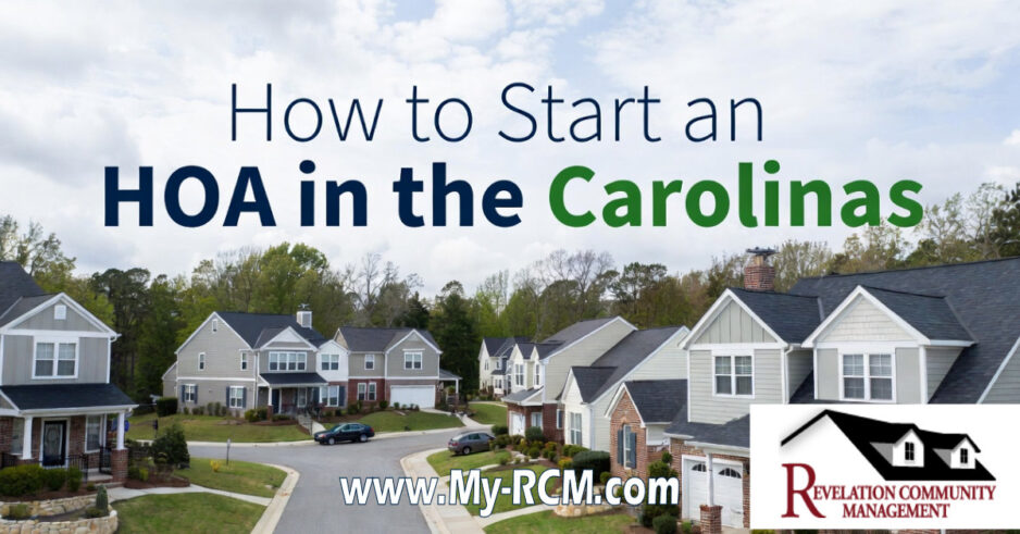 How to Start an HOA in the Carolinas