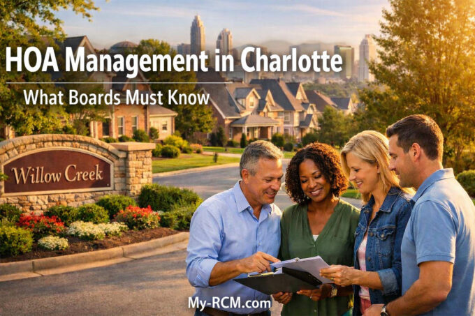 HOA board meeting in Charlotte