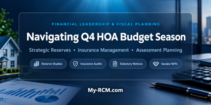 Navigating HOA Budget Season A Q4 Guide for Carolina Boards